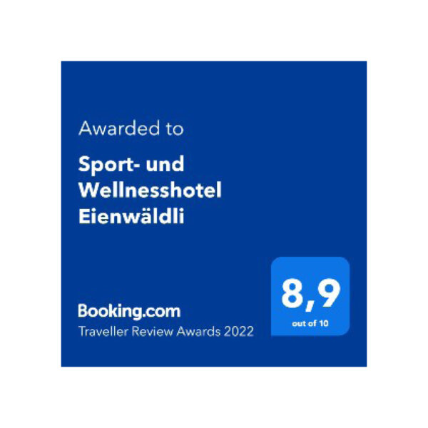 Alpenresort Unternehmen Auszeichnung Hotel Booking 2022
